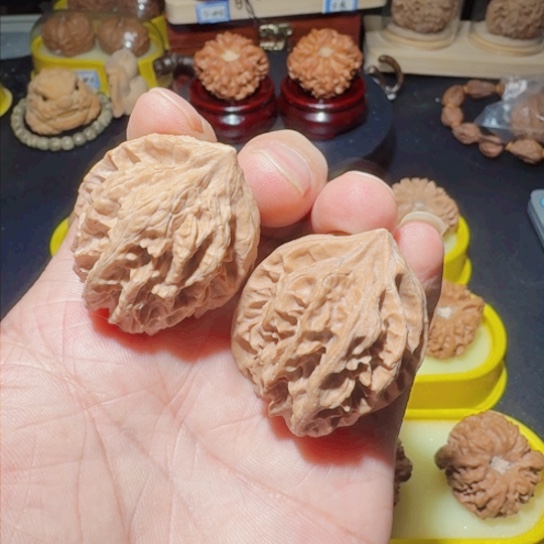 文玩核桃把件曹大龙36.5