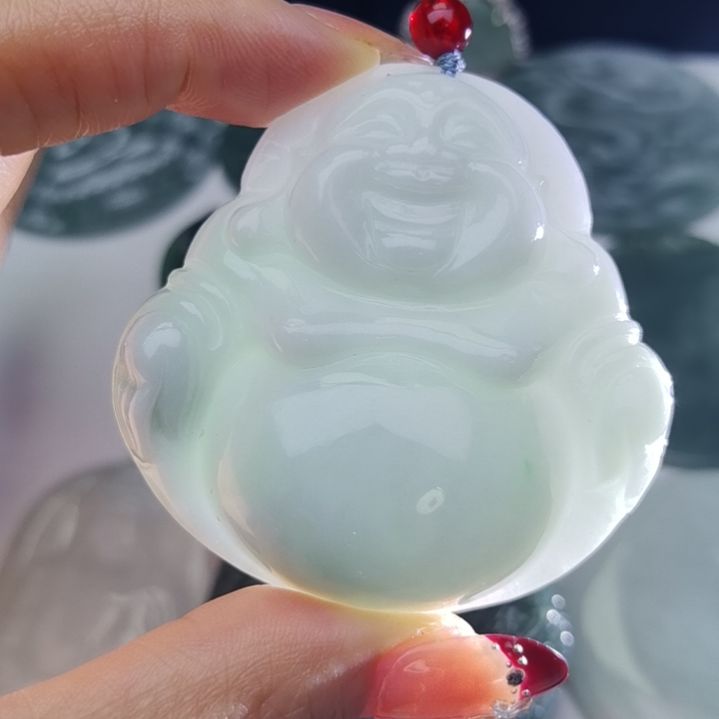 翡翠颈饰未镶嵌天然的A货翡翠多样性发货