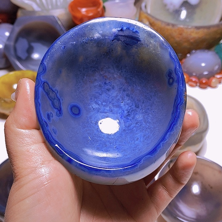 玛瑙/玉髓，未镶嵌喜*乐