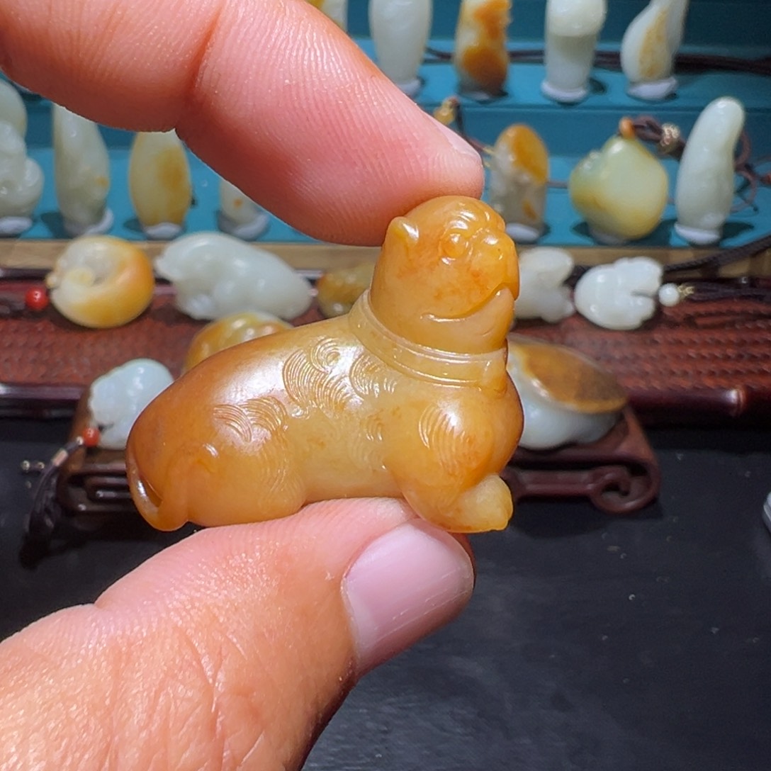 颈饰未镶嵌和田玉（子料）籽**缘