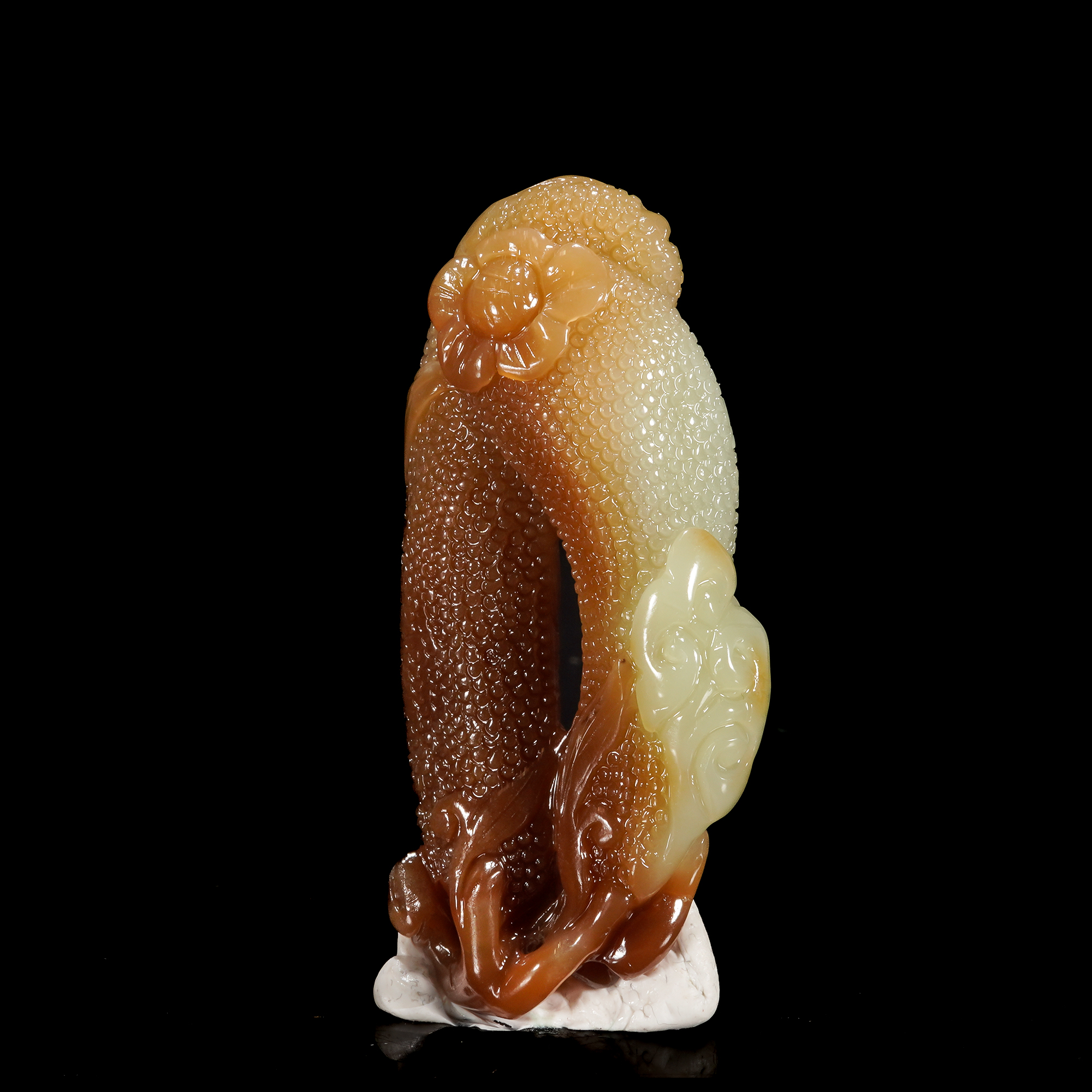 LOT.002和田玉巧雕多子多福/X4195