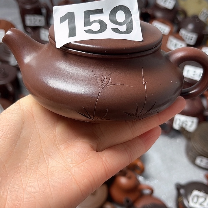 紫砂茶壶紫砂微瑕半手200c