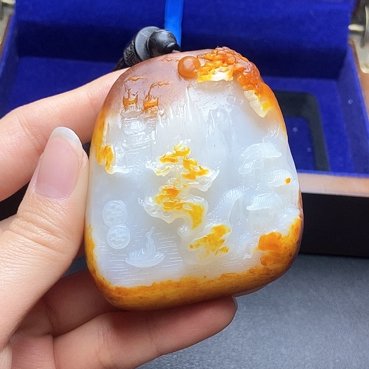 和田玉挂件未镶嵌N
