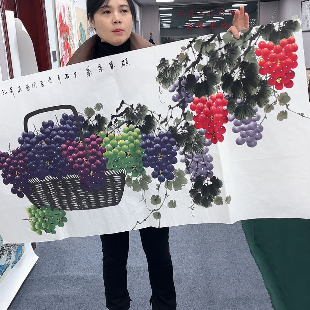 国画宣纸国画纯手绘作品