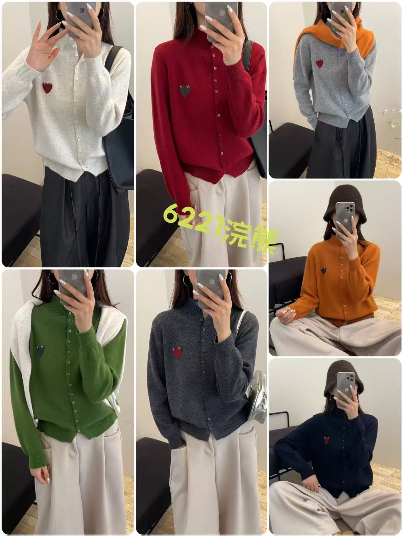 ZH 6221新款时尚大版毛衣