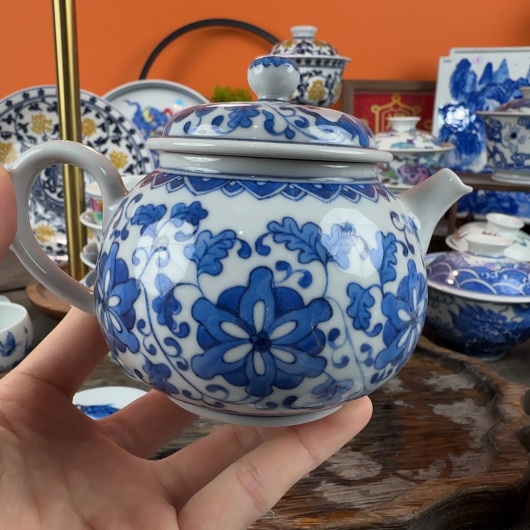 瓷片景德镇手绘青花瓷器054