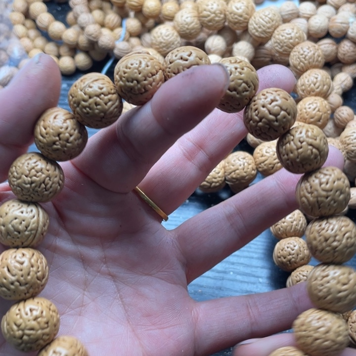 不***年核桃手串/手链散籽批发小桃核100