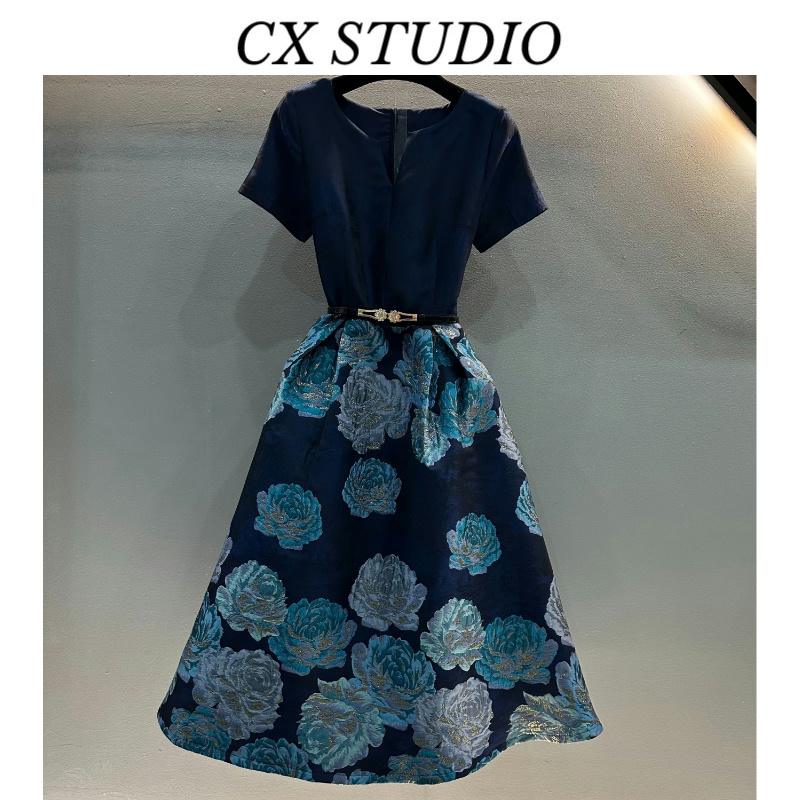 [短袖]编码37 经典轻奢气质时尚夏季连衣裙(定制女装）TG231