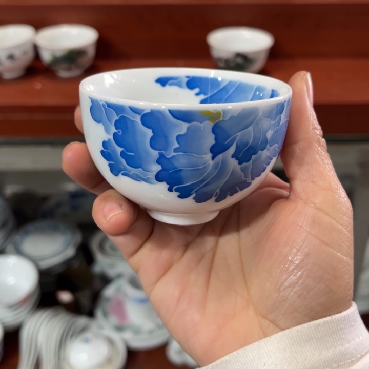 醴陵高温瓷手绘80毫升