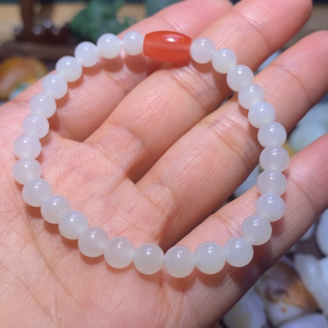 和田玉手链未镶嵌