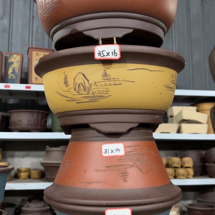 花盆紫砂100-4。         