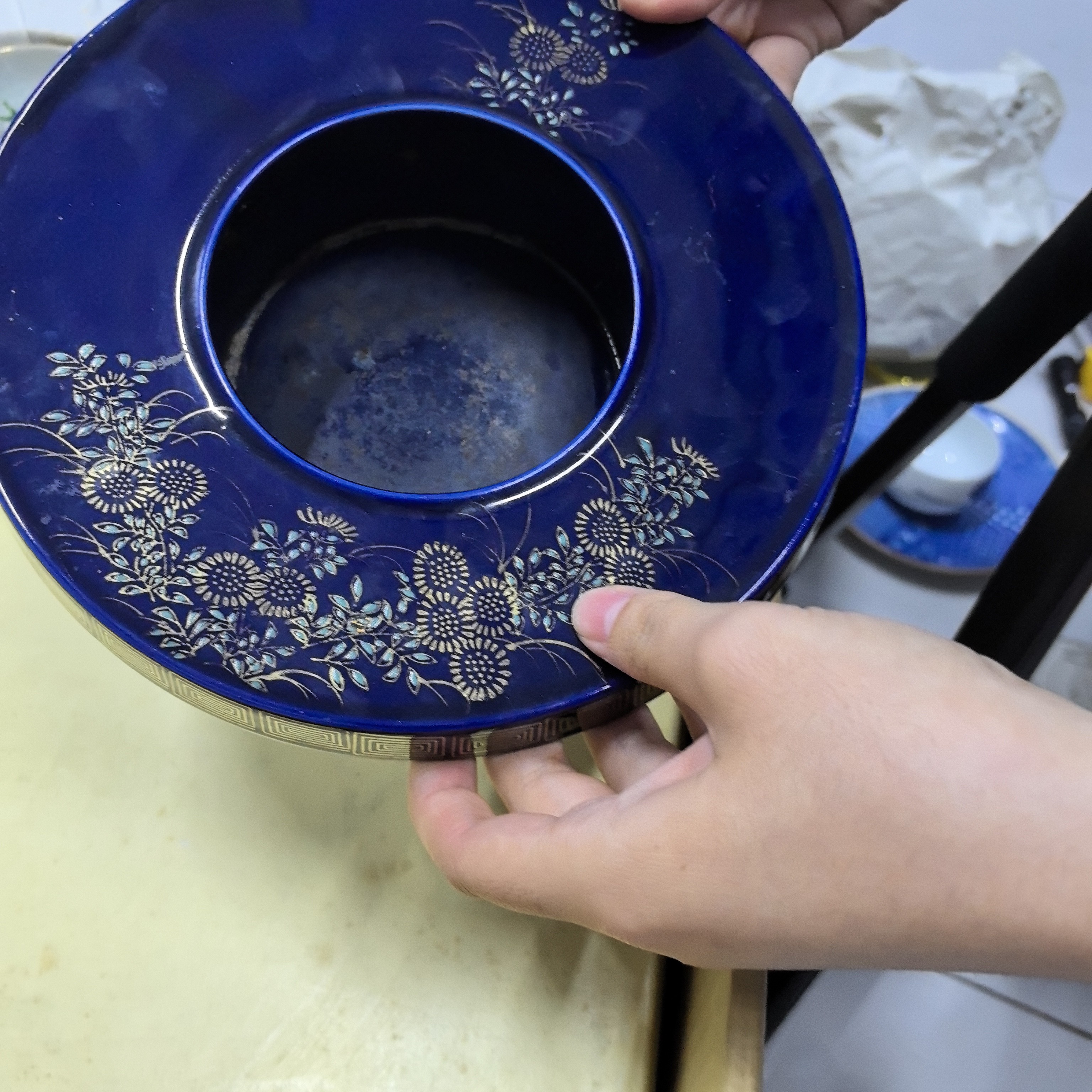 7寸凡红底碟高端日用家用必备