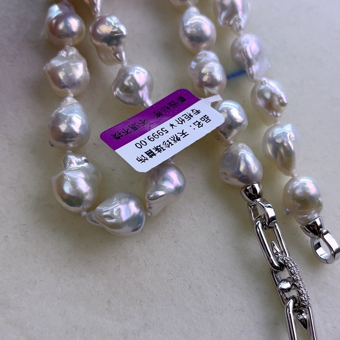 未镶嵌淡水珍珠项链定制877d***3