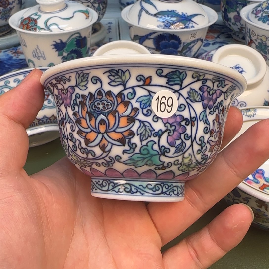 彦祖纯手工手绘茶具169