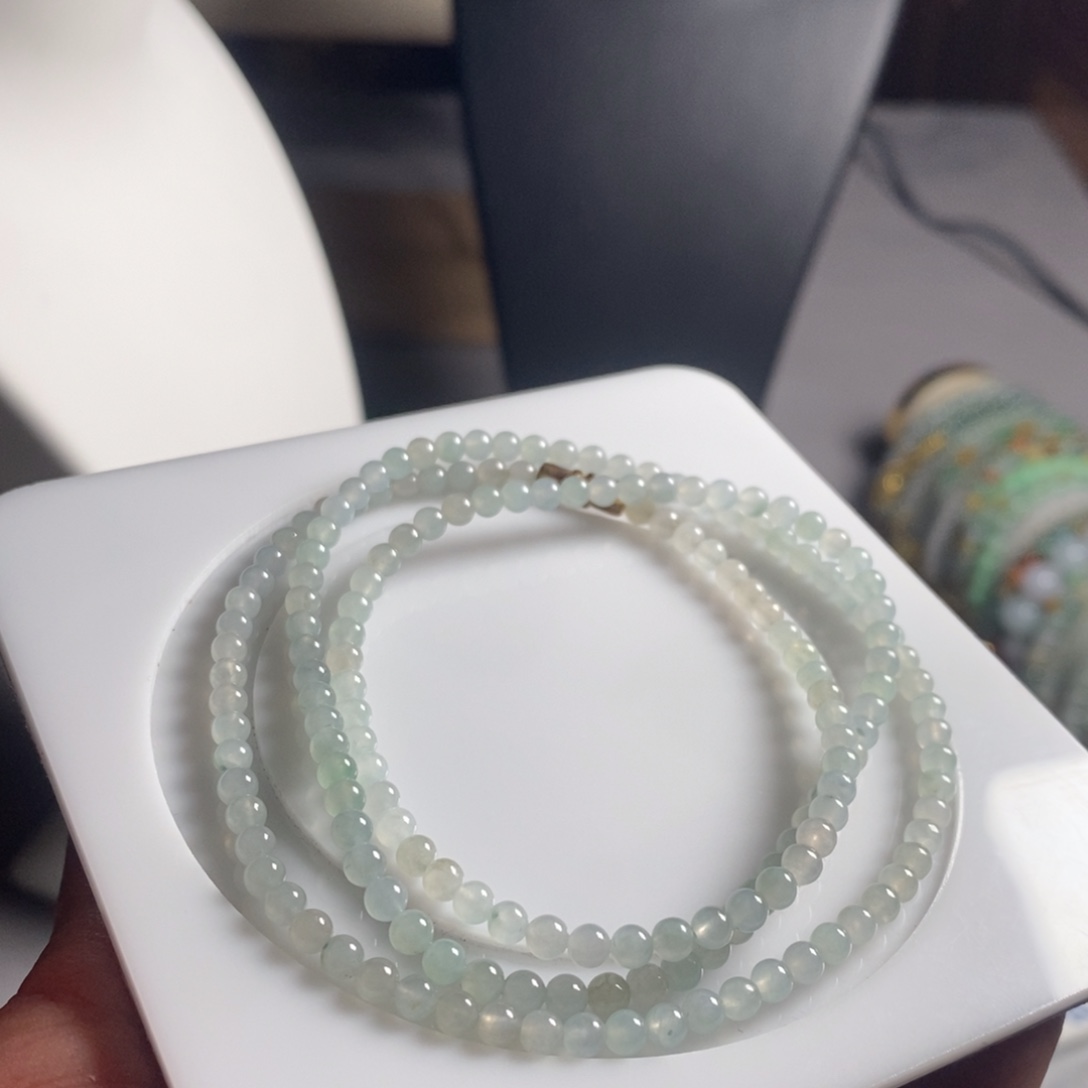 定制翡翠未镶嵌51 缅甸翡翠A货卡3.7