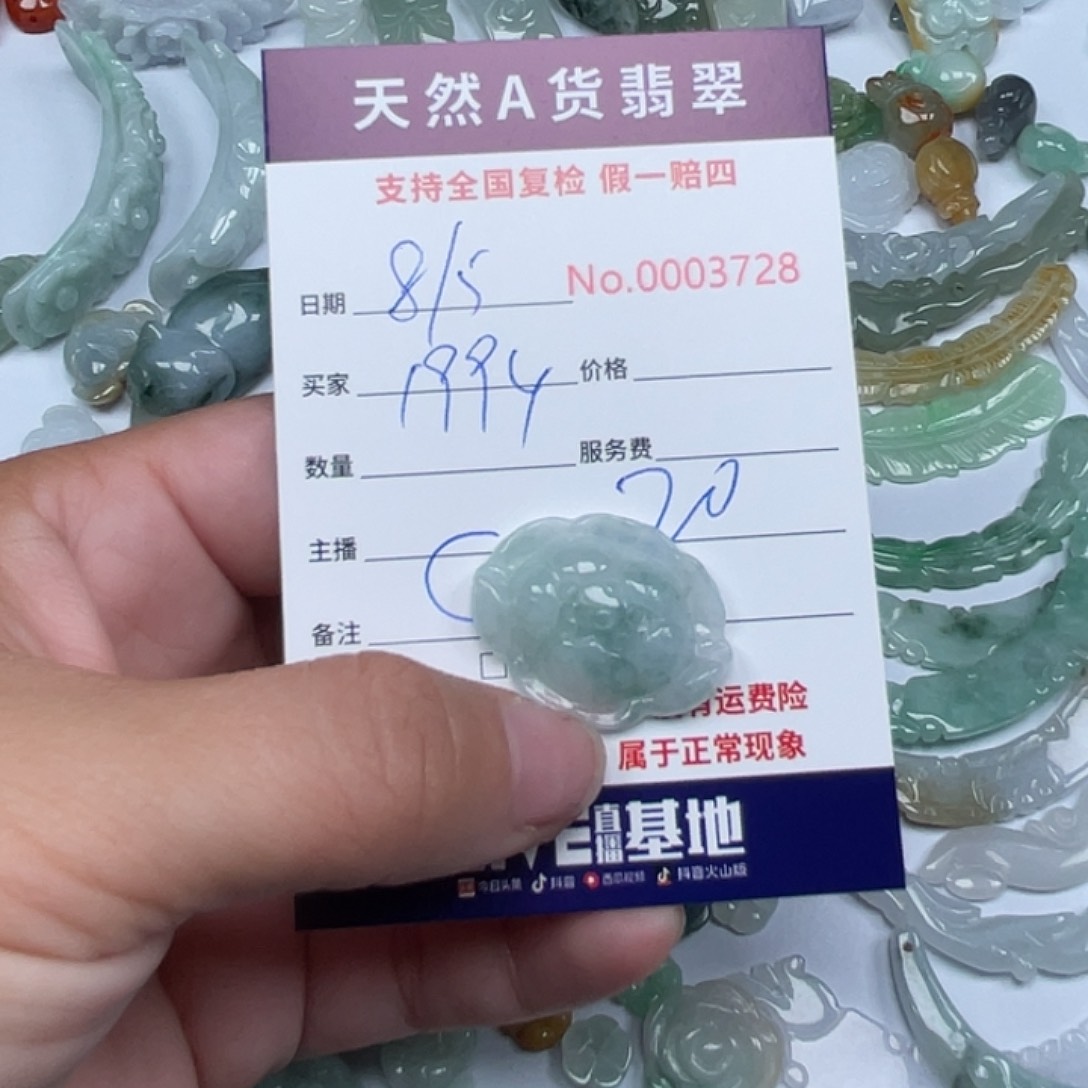 翡翠未镶嵌颈饰①**④