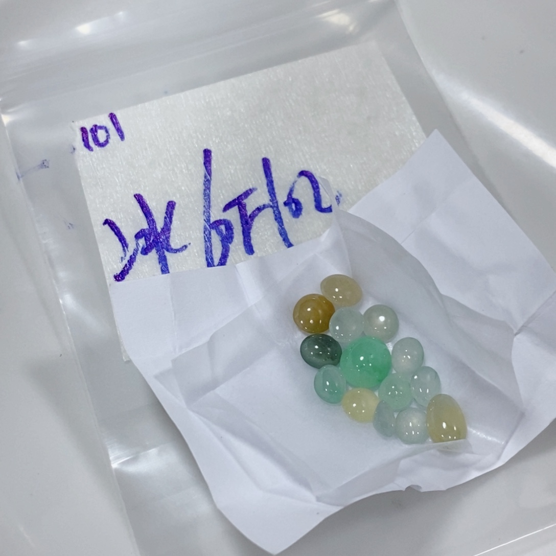 冰***4定制翡翠未镶嵌不