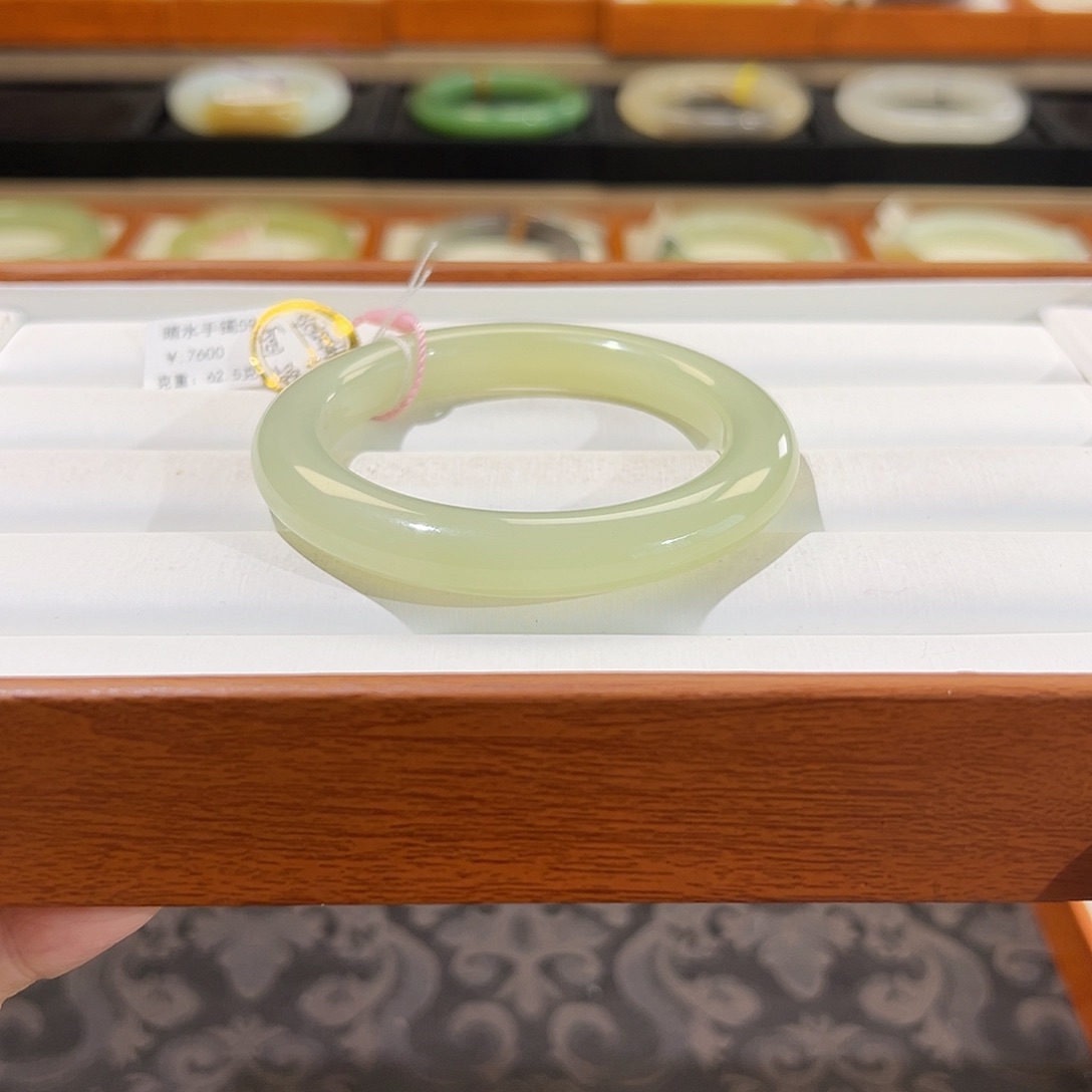 和田玉手镯未镶嵌  【冰晴】