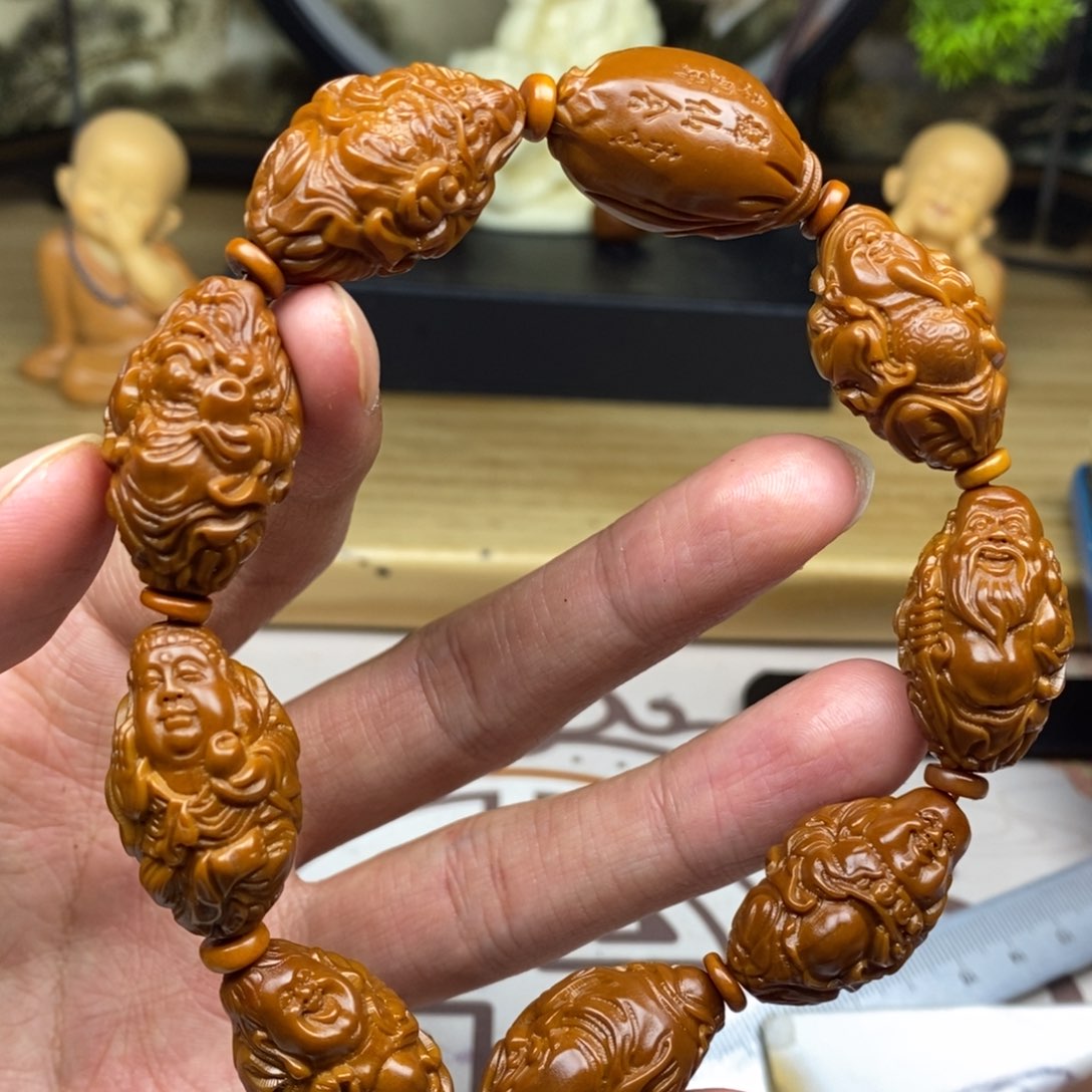 橄榄核手串/手链橄榄核雕工艺手串