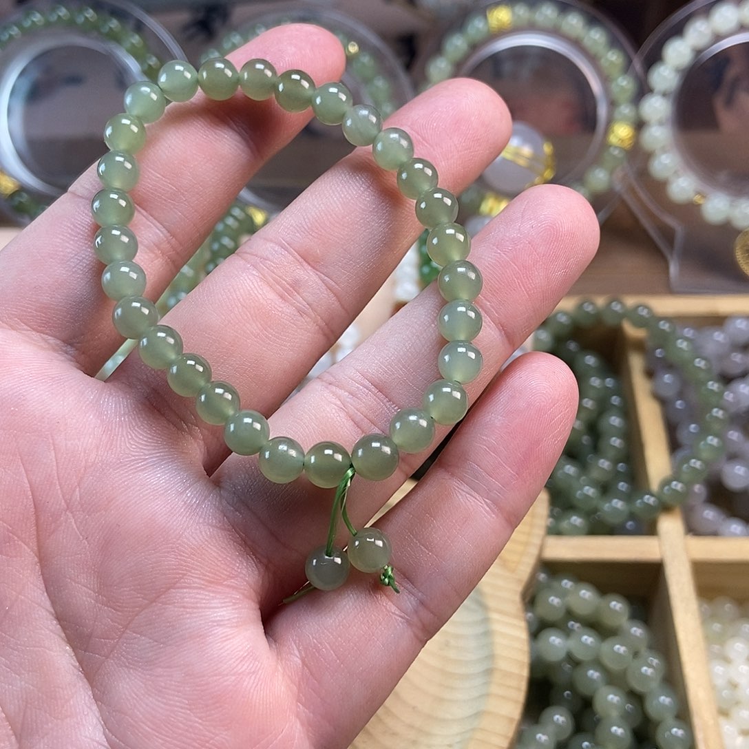 花***吖玛瑙/玉髓合金手链