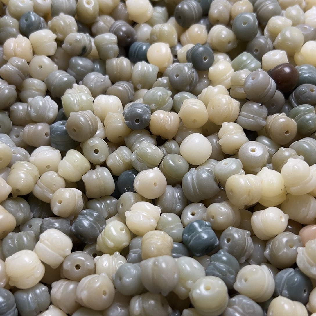 菩提根/象牙果吊坠10颗猫