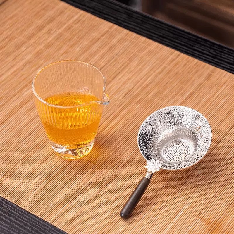 锤纹玻璃公道杯配过滤ZH1372