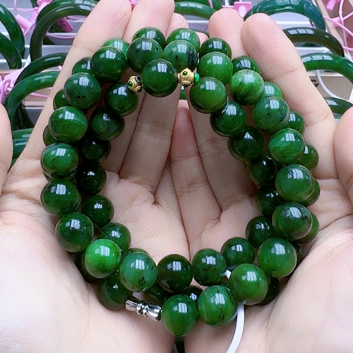 和田玉串珠未镶嵌