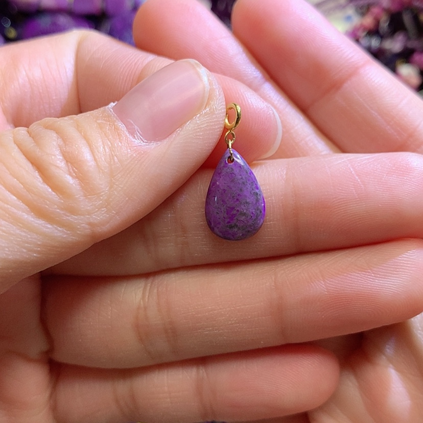 【闪购商品】苏纪石（舒俱来）吊坠18K金镶嵌