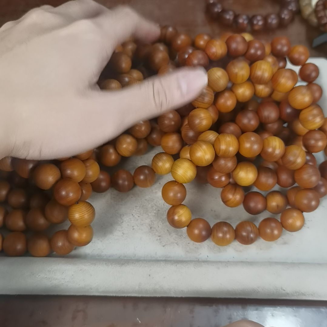 柏木（崖柏）手串/手链15mm圆珠