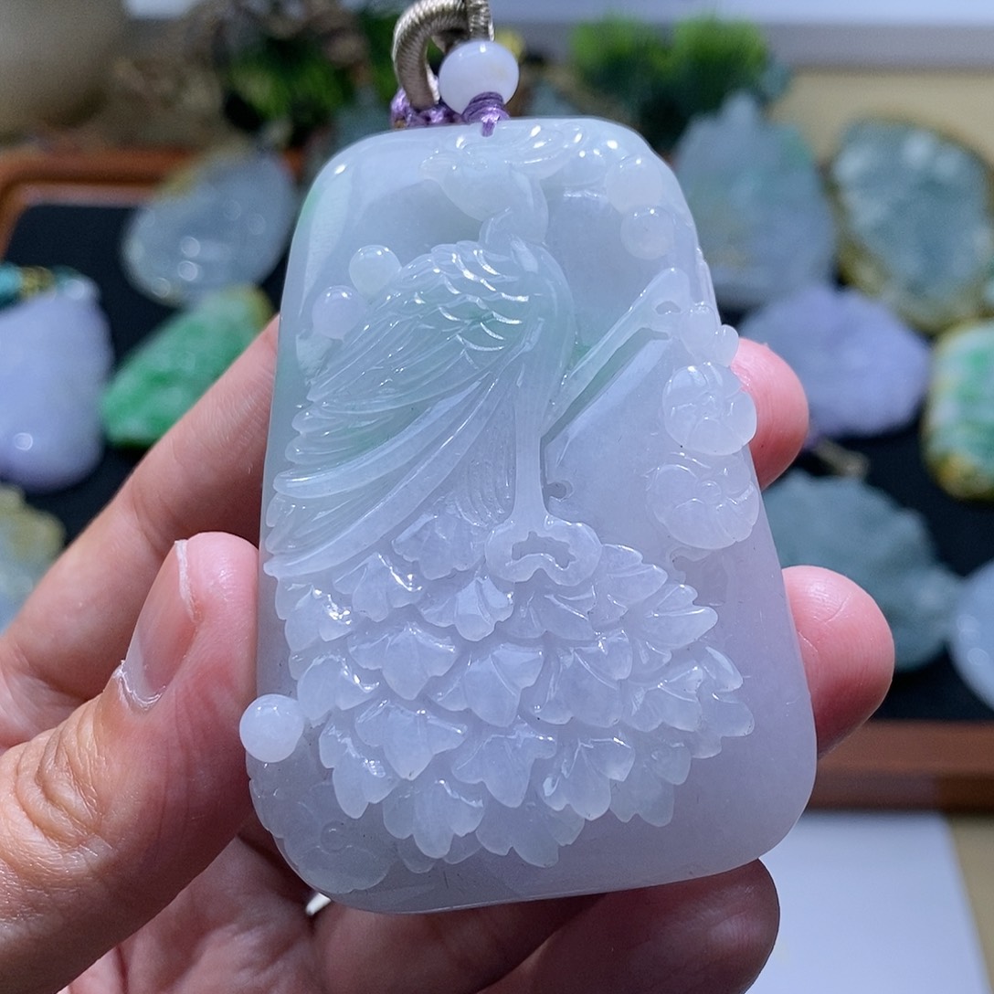 【闪购商品】翡翠颈饰未镶嵌凤凰