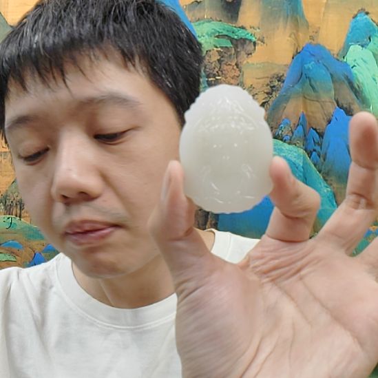 紫***和田玉未镶嵌颈饰