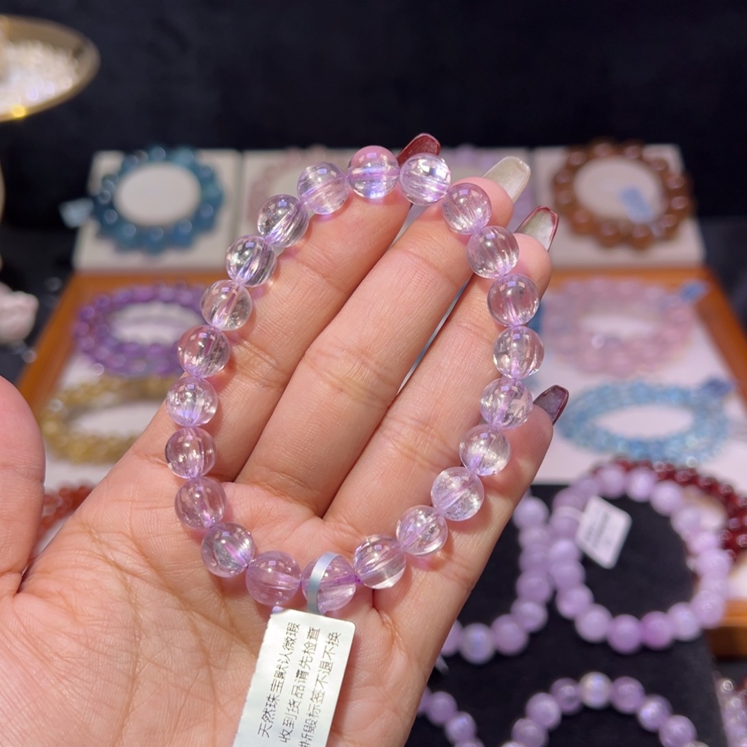 锂辉石紫锂辉未镶嵌h****版紫锂辉9.2m m