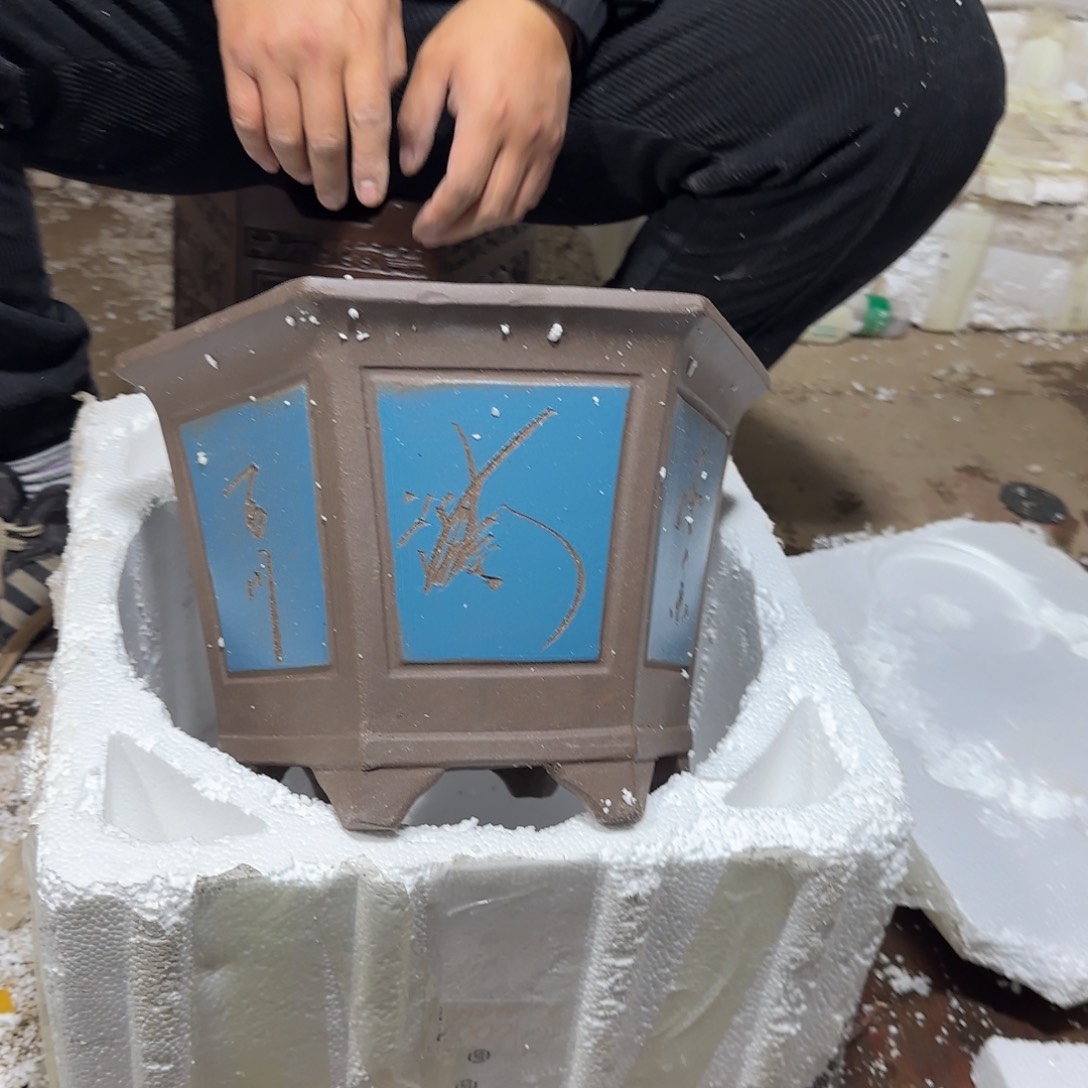 紫砂花盆口径26.16口径