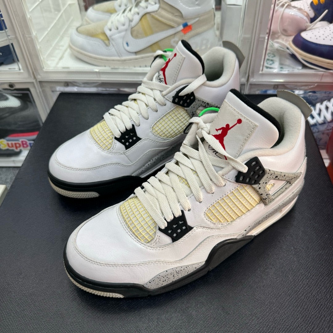 43码/AJ4 白水泥 球鞋/99新原盒/0904