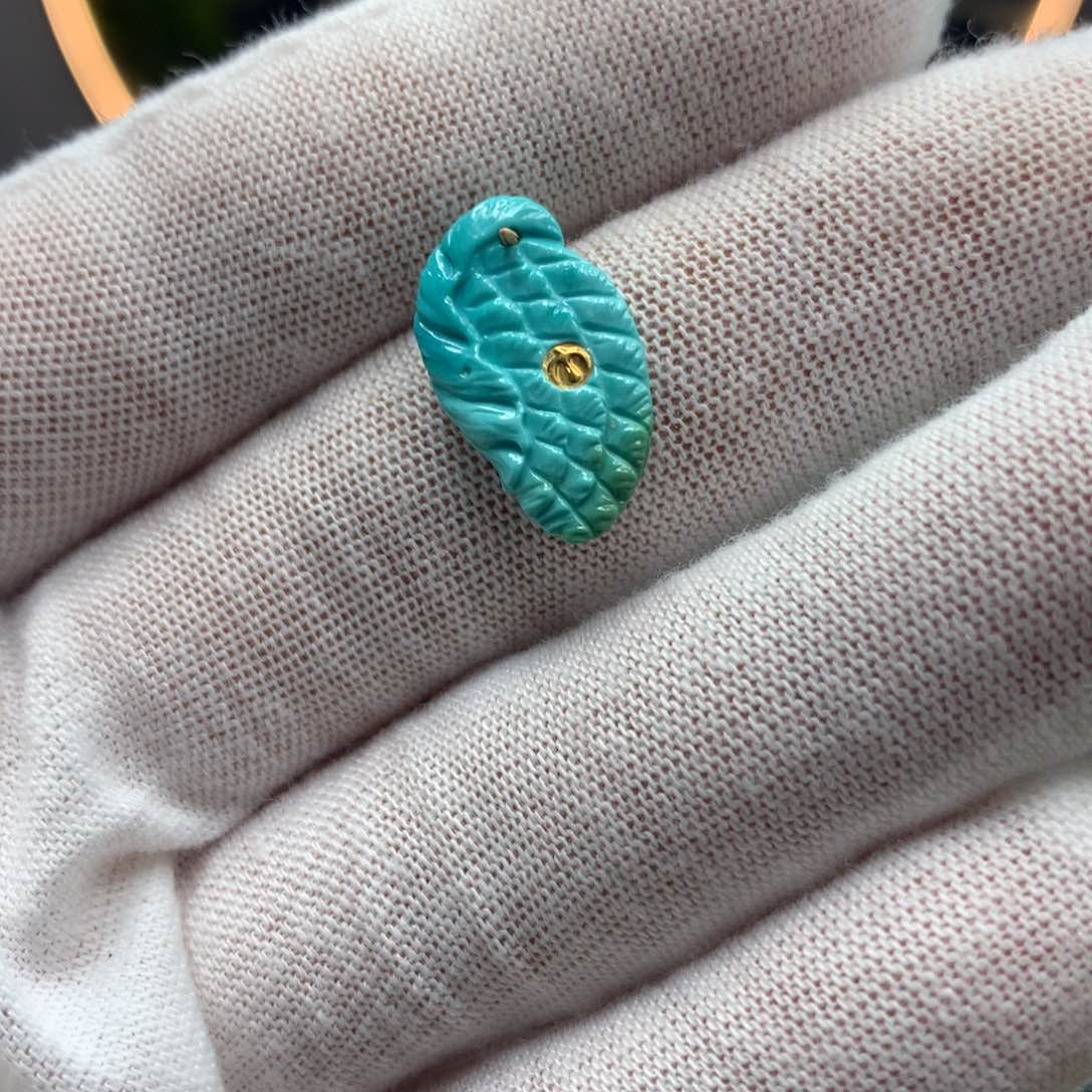 绿松石挂件未镶嵌