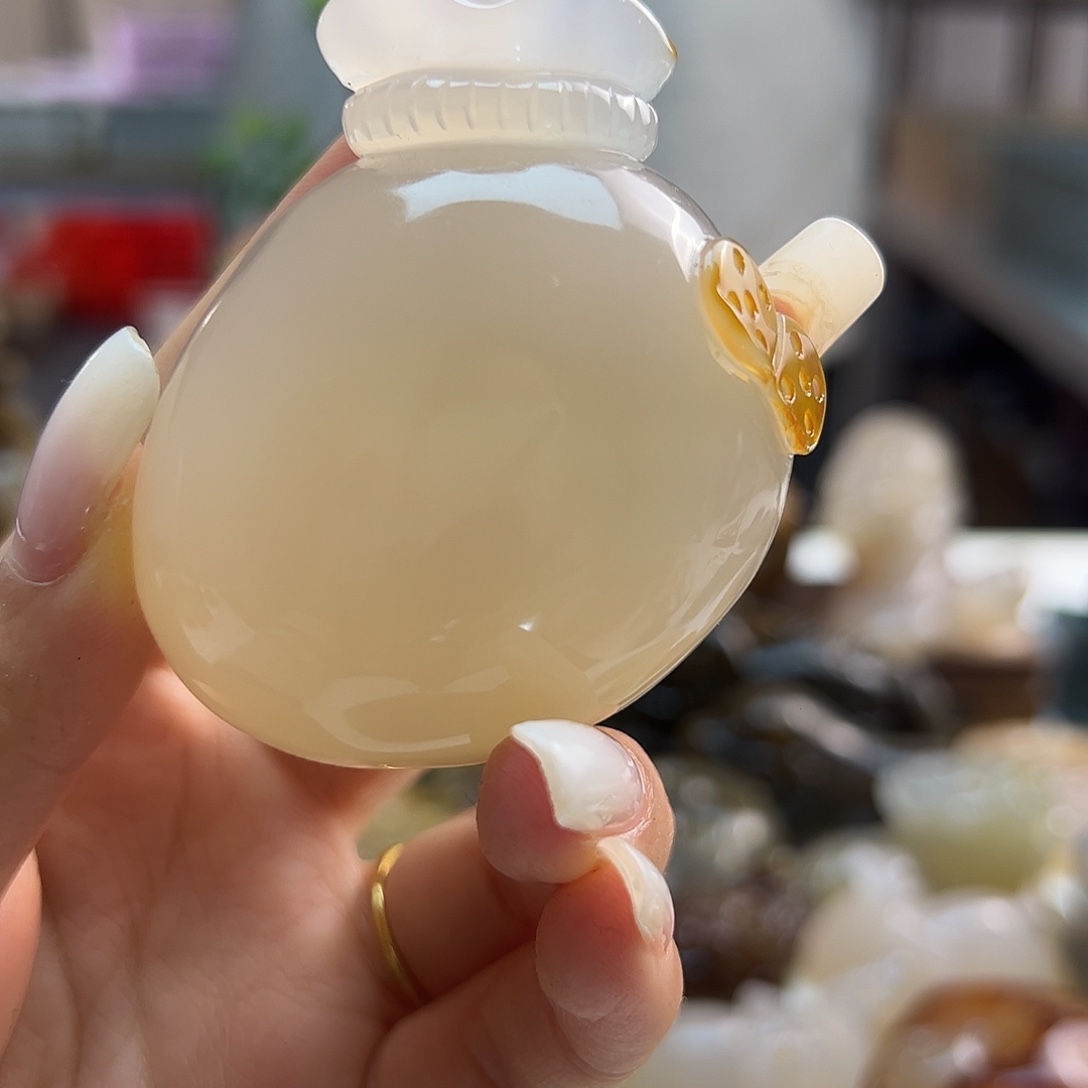 玛瑙/玉髓未镶嵌吊坠(不含链)