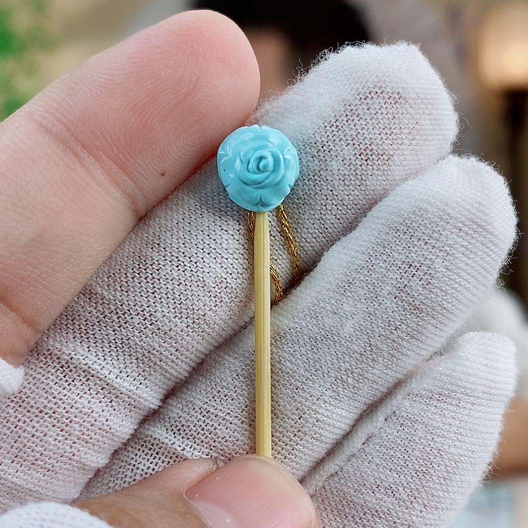 绿松石珠宝奇石未镶嵌