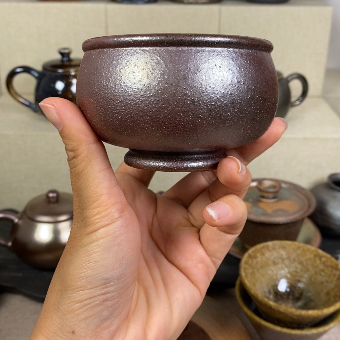 Ż***ǵ建水紫陶柴烧主人杯