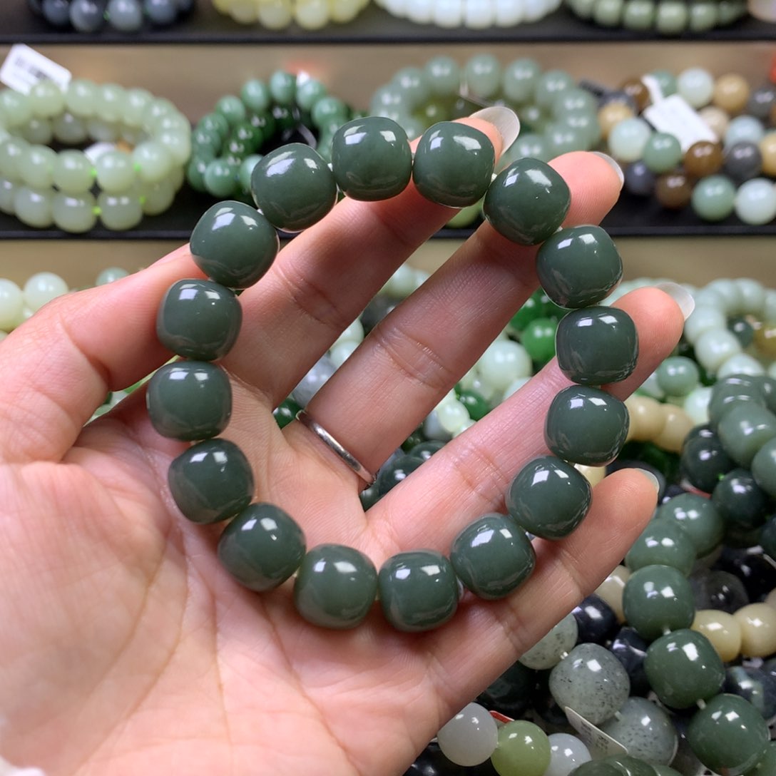 和田玉手链未镶嵌