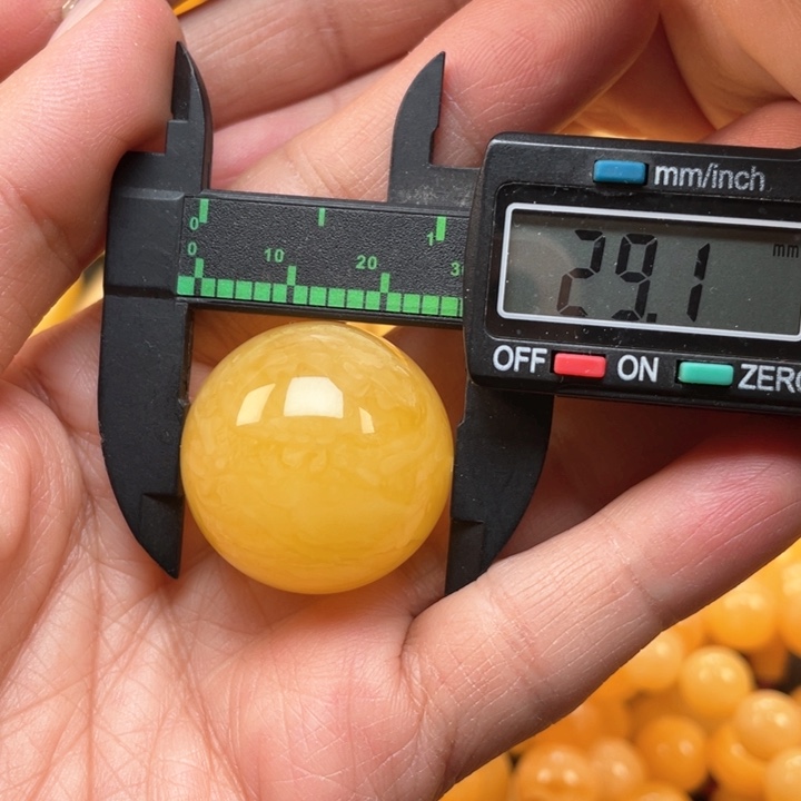 蜜蜡裸石未镶嵌蜜蜡珠子