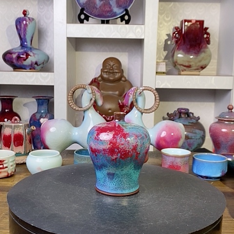 摆件禹州神后钧瓷原产地~