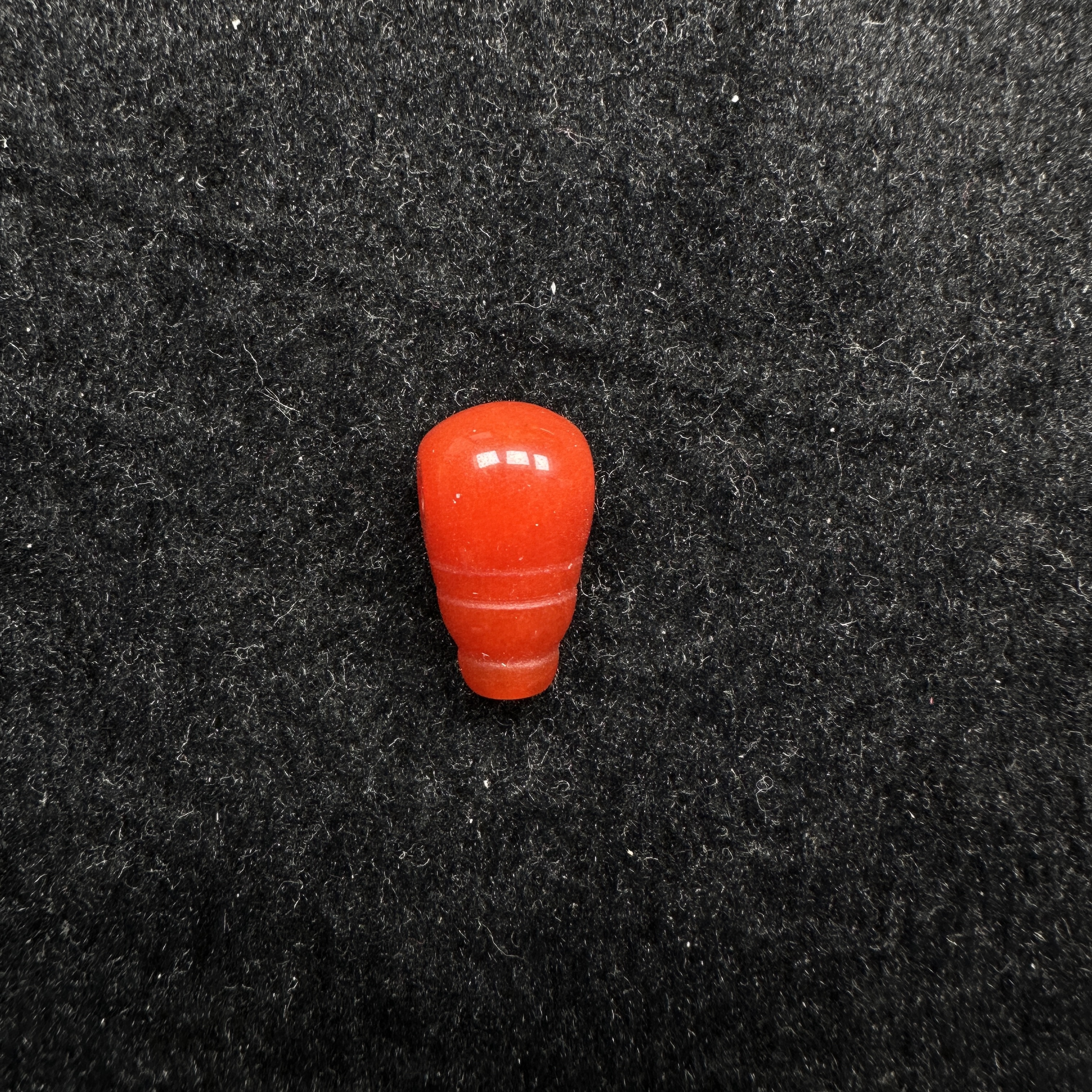 【玲姐珠宝】天然锦红三通19*11mm文玩三通配饰