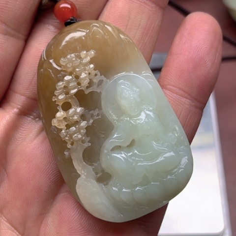 和田玉吊坠未镶嵌