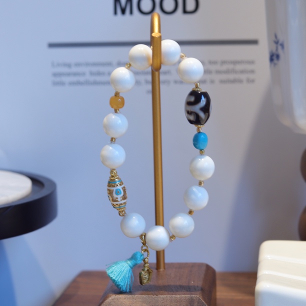 【山荷盏】猛犸牙流苏原创设计#8856