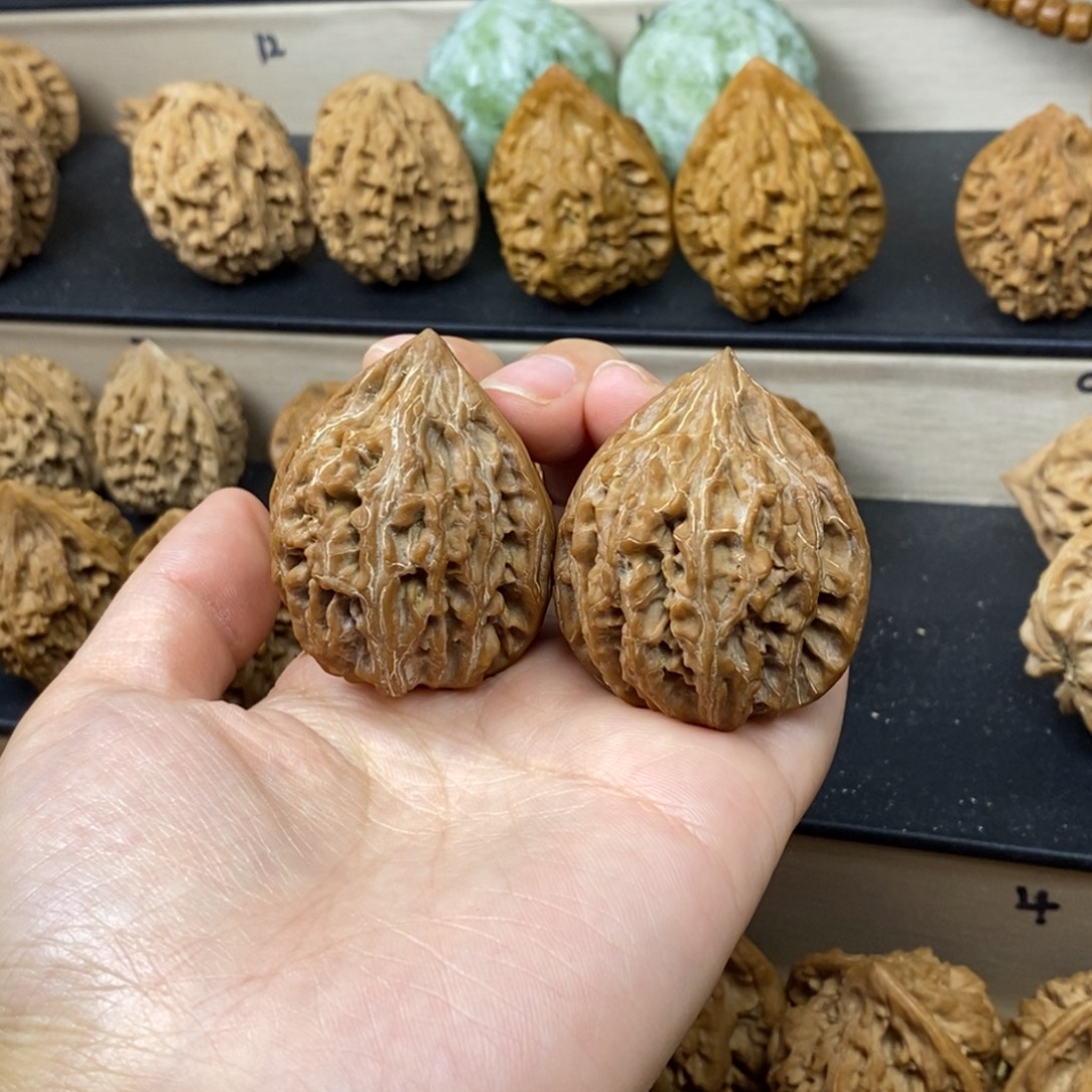 一***一把件文玩核桃秦公子38有修