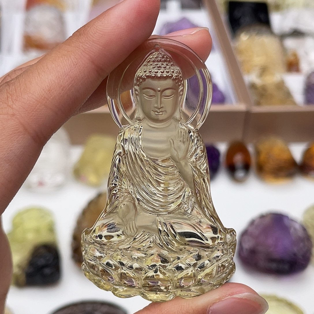 颈饰未镶嵌水晶定制吊坠阿弥