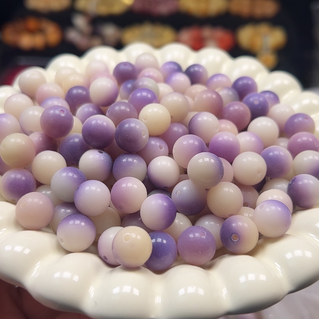 手串菩提根/象牙果卡11紫气东来圆130颗