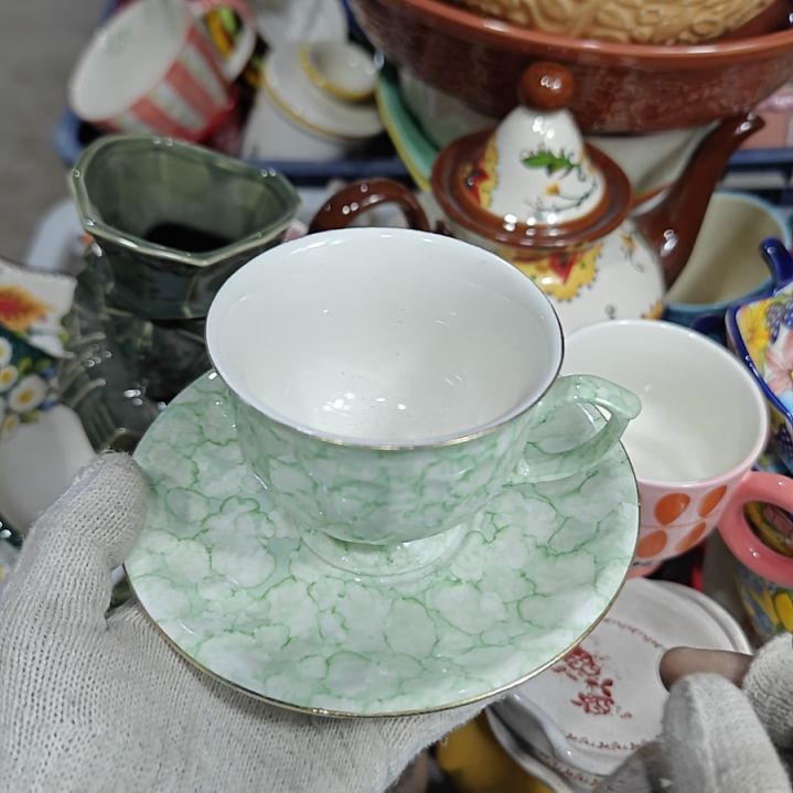 欧式陶瓷餐具杯碗盘微瑕介意慎拍