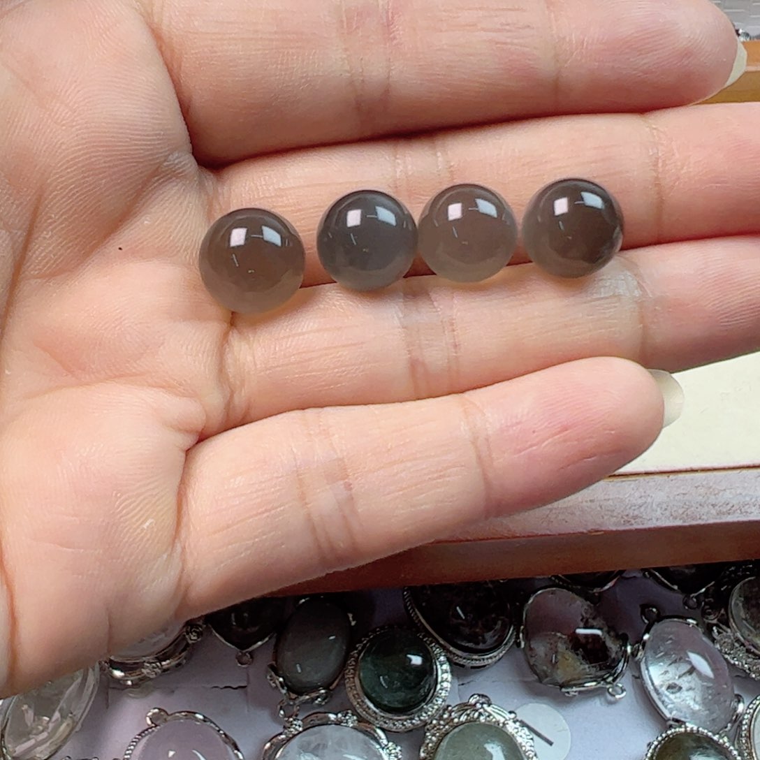 水晶手链银S925镶嵌奶*