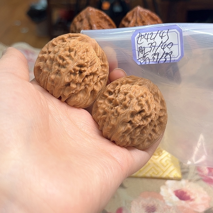 文玩核桃把件平谷四座楼